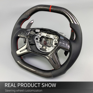 Volant en fibre de carbone véritable 100% personnalisé pour <span class=keywords><strong>Mercedes</strong></span>-Benz Classe G Classe GL Classe <span class=keywords><strong>ML</strong></span> <span class=keywords><strong>AMG</strong></span> G350 G500 2010-2016 - Product Image 3