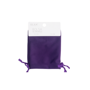 Borsa in Velluto Ilan 10x13 Cm Viola Scuro Confezione da 2 - Product Image 1