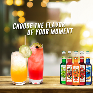 Sirop Kaly naturel pour adultes Mandarino Tangerine sucrée Aromatisé Concentré de jus cuit Ingrédients Bouteille en verre pour enfants - Product Image 5