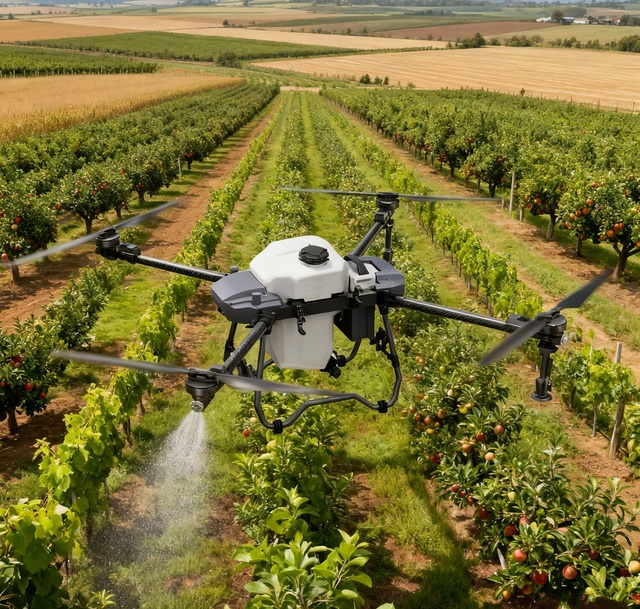 Easyfly High Efficiency 15kg Farm Sprayer Drone Pump Engine Waterproof Intelligent Agriculture UAV Long Service Life Fruit Trees
