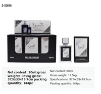 Eau de parfum arabe de luxe 30 ml, parfum boisé oud, senteur florale et fraîche, longue tenue, pour un usage quotidien