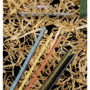 Peigne <span class=keywords><strong>à</strong></span> dents larges Kenwei professionnel pour salon, peigne <span class=keywords><strong>à</strong></span> dessus plat pour hommes, peigne en plastique ABS, outil de barbier pour coiffeurs - Product Image 5