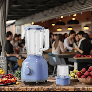 400W điện đứng Máy xay sinh tố với 1.5L nhựa Jar tốc độ biến & lưỡi cho ép Mài trộn 220-240V - Product Image 4