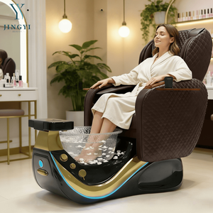 High-End Licht-Surfing Fuß-Spa Pediküre Stuhl mit Rückenmassage, moderne Salon-Maniküre-Pediküre-Station zum Hinlegen - Product Image 5