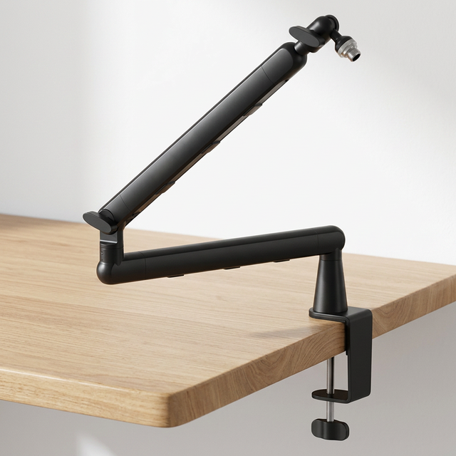 Universal Adjustable Metal Microphone Mount Bracket, Durable High Quality PC Microphone Stand  for Live Broadcast