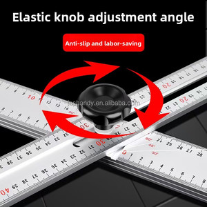 60cm t-loại có thể điều chỉnh góc chế biến gỗ <span class=keywords><strong>scribing</strong></span> Cai Trị dụng cụ cầm tay để đo lường và phác thảo - Product Image 4