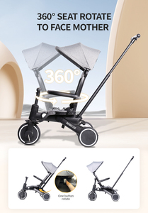 <span class=keywords><strong>BEBELUX</strong></span> EN71 Triciclo para niños aprobado (edades 1-6): ajustable, duradero y seguro con opciones de ajuste personalizado - Product Image 6