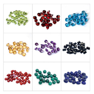 Tùy chỉnh đá quý tự nhiên garnet thạch anh tím Olivine apatite Citrine Topaz đá quý xe taxi & cắt hình bầu dục Cabochon thủ công DIY - Product Image 5