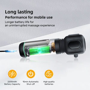 Masajeador Muscular Corporal Eléctrico Portátil Personalizado, Pistola de Masaje Inalámbrica de Alta Intensidad con Vibración - Product Image 3