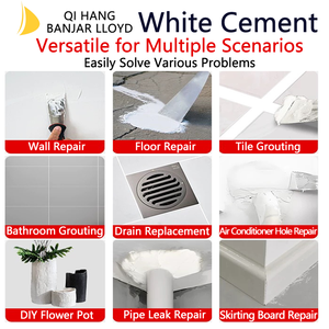 Mortero de Cemento Aluminado Blanco Impermeable para Reparaciones Interiores y Exteriores, Baños, Cocinas y Exteriores - Product Image 4