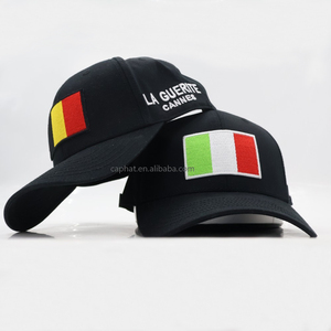 Venta al por mayor gorras negras para hombres gorras de camionero a granel 6 paneles logotipo bordado personalizado Unisex papá sombreros Gorras gorras de béisbol - Product Image 2
