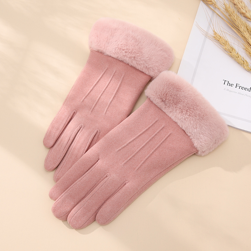 Горячая Распродажа 2023, женские модные стильные милые теплые зимние перчатки по оптовой цене
