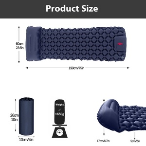Ultra Lightweight Single Diamond TPU Inflatable Mat Modern Five-Corner Foldable Portable Sleep <strong>Tent</strong> for Outdoor Living Room Air - Product Image 5