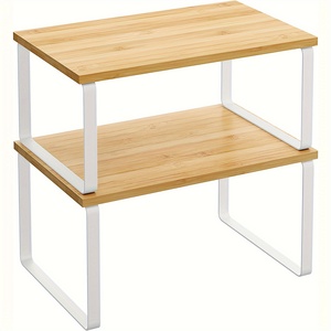 Scaffale Pieghevole in Metallo e <span class=keywords><strong>Legno</strong></span> per Cucina, Organizzatore per <span class=keywords><strong>Spezie</strong></span> con Design Personalizzato per lo Stoccaggio - Product Image 5