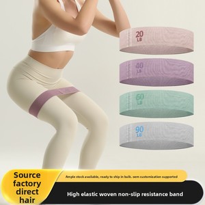 요가 저항 밴드 힙 저항 링 피트니스 트레이닝 여성 근력 운동 스트레칭 엉덩이 쉐이핑 - Product Image 2