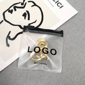Custom PVC frosted zipper jewelry <b>bags</b>, jewelry <b>packaging</b> <b>bags</b>, waterproof and portable - Product Image 4
