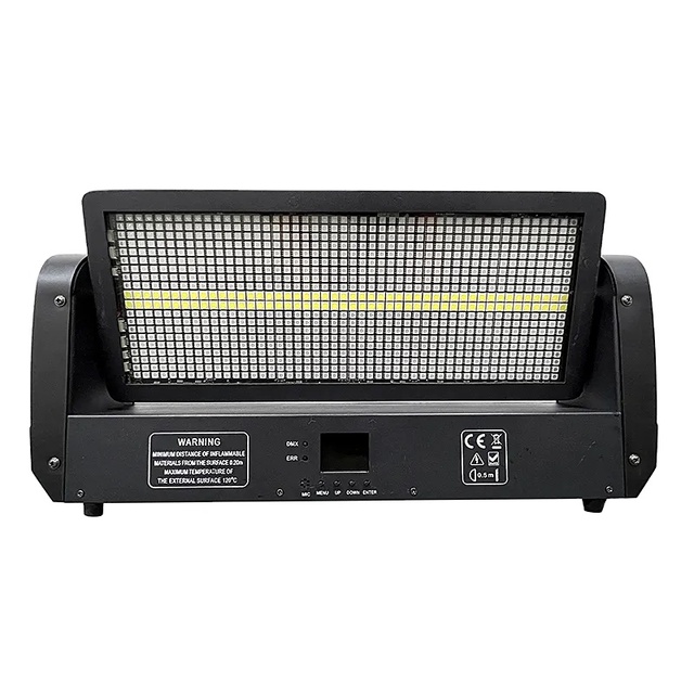 Moving Head Strobe Light 960pcs 12+12 Led RGBW 8 Segmenten Strobe Flash Light Rechargeable Disco Lights