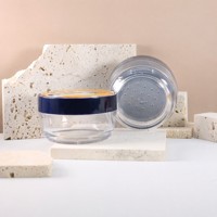 Yuecai Vente en gros de contenants pour poudre libre, pots personnalisés avec couvercle supérieur pour poudre fixatrice et emballages pour poudre illuminatrice avec tamis en plastique