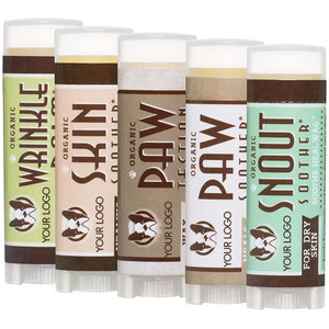 Set di Balsamo per Zampe OEM/ODM a Marchio Privato, Mini Crema Idratante e Protettiva Naturale per Naso e Zampe di Cani - Product Image 1