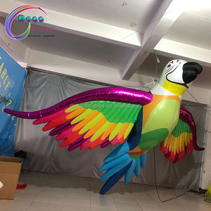 Giant Decoratie Flash Opblaasbare Papegaai Voor Vakantie Reclame - Product Image 5