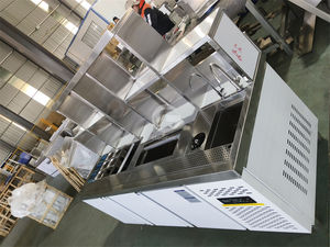 Comptoir de bar à bubble tea tout équipé avec station de préparation et réfrigération pour salon de thé - Product Image 3