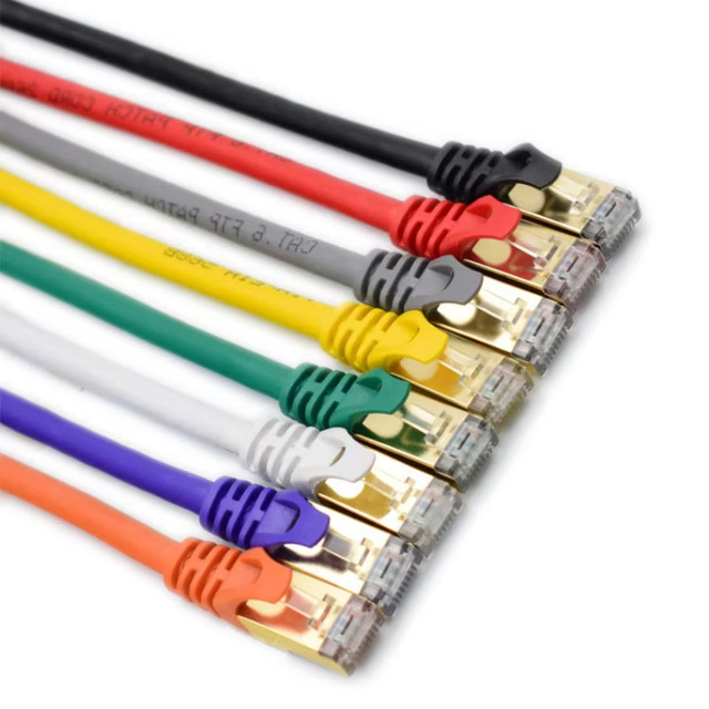 Customizable Cat6 Ethernet LAN Cable RJ45 Network Patch Cord with PVC Jacket for Cat6 CAT5e Communication