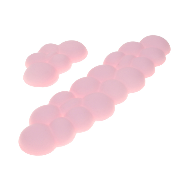 Wholesale 3D Cloud Design Ergonomic Anti-Slip Silicone Gel Mouse Pad Personalized Cute Cartoon Style Comfortable Wrist Support