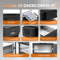 Réfrigérateur à tiroir Alpicool DM30-P Réfrigérateur 12v 24v Mini réfrigérateur silencieux Vente AC DC Compresseur Réfrigérateur de voiture portable Camping