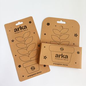 Cartes en papier kraft brun avec dorure or de luxe imprimées en couleur pleine, cartes de remerciement personnalisées pliables de forme créative, cartes de visite professionnelles - Product Image 3