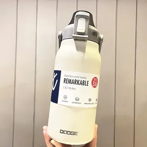 Tumbler Thermo chai công suất lớn với rơm thép không gỉ nhiệt chai nước lạnh và nóng phích cup Vacuum Flask phòng tập thể dục