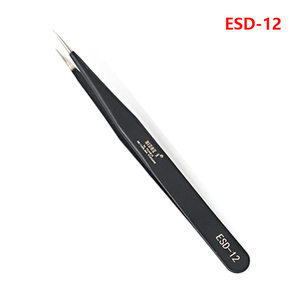 Pinzette di Precisione per Manutenzione, Stazione di Saldatura e Dissaldatura, Pinzette per Riparazione Telefoni, Fai da Te, Plastica - Product Image 4