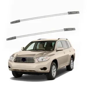 カーアクセサリーアルミニウム合金ルーフラックラゲッジラックサイドレールルーフレール2009 TOYOTA HIGHLANDER