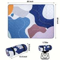 Couvertures de pique-nique imperméables 3 couches, grande couverture de plage résistante au sable, couverture d'extérieur pliable pour le Camping sur l'herbe, tapis de pique-nique