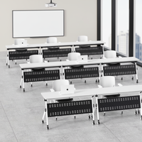 Großhandel Mehrfarbige Klappbare Besprechungstische Schulungs-Konferenzraumtische für Erwachsenen-Studium, Schulung und Verhandlung