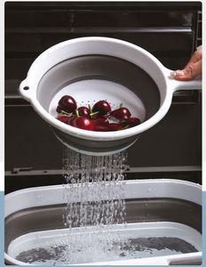 Outdoor Foldable Scoop Water Spoon OEM ODM Creative Drain Water Scooping Spoon Long Handle - Product Image 4