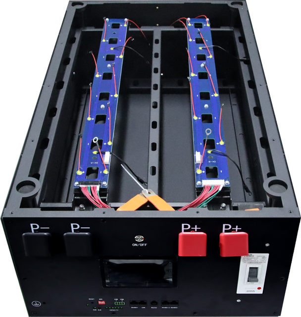 EU Stock Stackable 15kwh 48V 51.2V Battery Diy Boxes with Jk Bms V19 Lifepo4 16s 48v Diy Battery Boxes for Solar Energy Storage