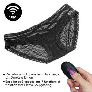 Hot <span class=keywords><strong>Wireless</strong></span> Remote Control Strap on Underwear stimolatore clitorideo vibratore nascosto mutandine vibranti giocattolo del sesso per le donne - Product Image 2