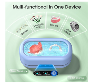 nouveautés Mini nettoyeur à ultrasons 110V 220V nettoyeur de bijoux à ultrasons 350ML Machine de nettoyage de lunettes - Product Image 3