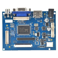 Carte de commande de rétroprojection RTD2660 VGA/LCD avec câble et télécommande, compatible avec les applications d'IA/apprentissage automatique