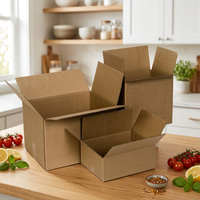 Personnalisé gros carton pliable grand carton ondulé robuste expédition boîtes de déménagement carton
