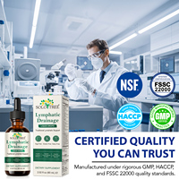 SOLOTREE Marque Privée OEM Complément Liquide Oral pour Drainage Lymphatique Gouttes Nettoyantes pour la Santé Lymphatique et le Soutien Immunitaire