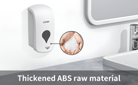 Distributeur de savon liquide, gel ou mousse mural manuel en ABS, pour usage commercial et public, idéal pour salles de bain et hôtels – Fournisseur OEM