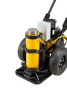 Cric hydraulique mobile électrique sur roues de 50 tonnes, 700 bars, course de 508 mm pour levage lourd sur site industriel