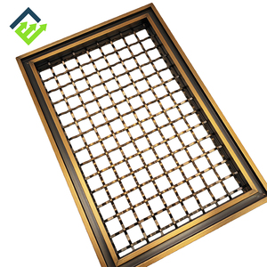 Grilles décoratives en treillis métallique tissé en acier inoxydable avec finitions Bronze/Laiton/Cuivre pour le pliage et le soudage - Product Image 4