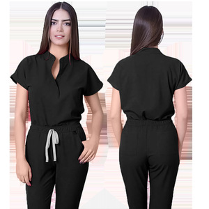Set di Camici Chirurgici Unisex Senza Maniche in Tessuto Dobby Poliestere, <span class=keywords><strong>Abbigliamento</strong></span> <span class=keywords><strong>Medico</strong></span> per Dottori, Spa, Centri Estetici e Jogging - Product Image 2