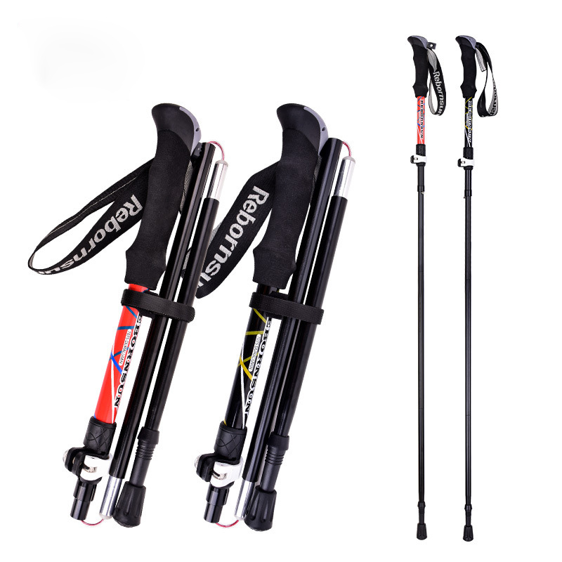 Trekking Poles Collapsible Nordic Hiking Pole