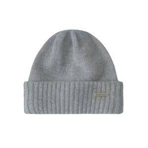 Women's Winter <b>Warm</b> Knitted <b>Hat</b> With Ear Protection Windproof Beige Large Head Circumference 58-60cm Casual Style - Product Image 2