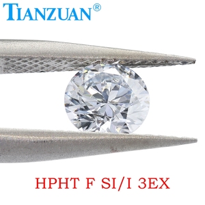 F color 2.2ct i2 claridad HPHT diamante 3EX corte forma redonda <span class=keywords><strong>GEMID</strong></span> certificado laboratorio cultivado diamante piedra suelta - Product Image 3