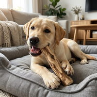 Jouet à mâcher pour chien en bois de café naturel, bâtonnet de dentition entièrement biodégradable, accessoire de mastication en bois pour chien