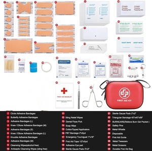 Botiquín Médico Firstime de 150 Piezas, Pequeño, Impermeable <span class=keywords><strong>y</strong></span> Rígido, para el Hogar, Auto, Viajes, Campamento, Senderismo, Deportes, Oficina <span class=keywords><strong>y</strong></span> <span class=keywords><strong>Emergencias</strong></span> al Aire Libre - Product Image 2